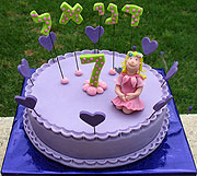 Danielle 7th birthday cake - class party
