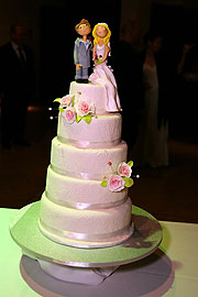Yamit and Yoel wedding cake