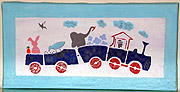 Toy train painting